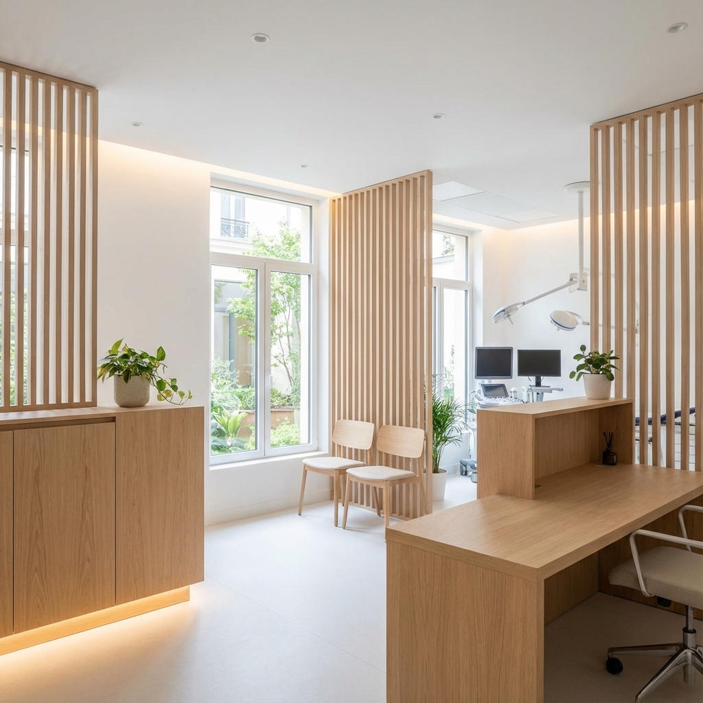 清潔感のある医療クリニック内観